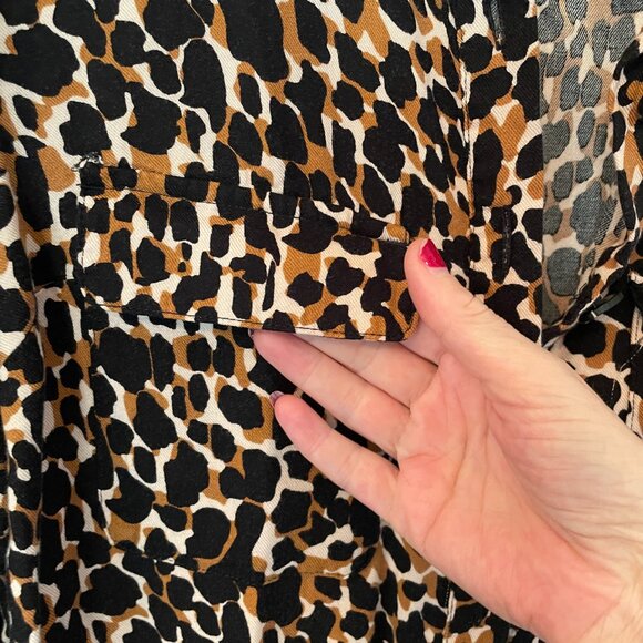 Leopard Print Top/Jacket - Picture 3 of 5